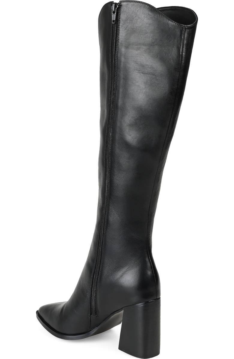 Journee Signature Laila Leather Boot, Alternate, color,