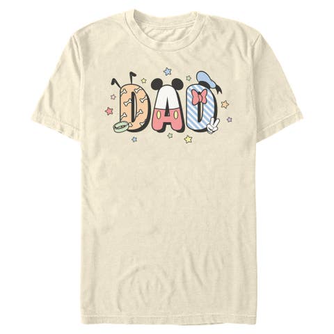 Men's Cute Dad Letters Short Sleeve Graphic T-Shirt