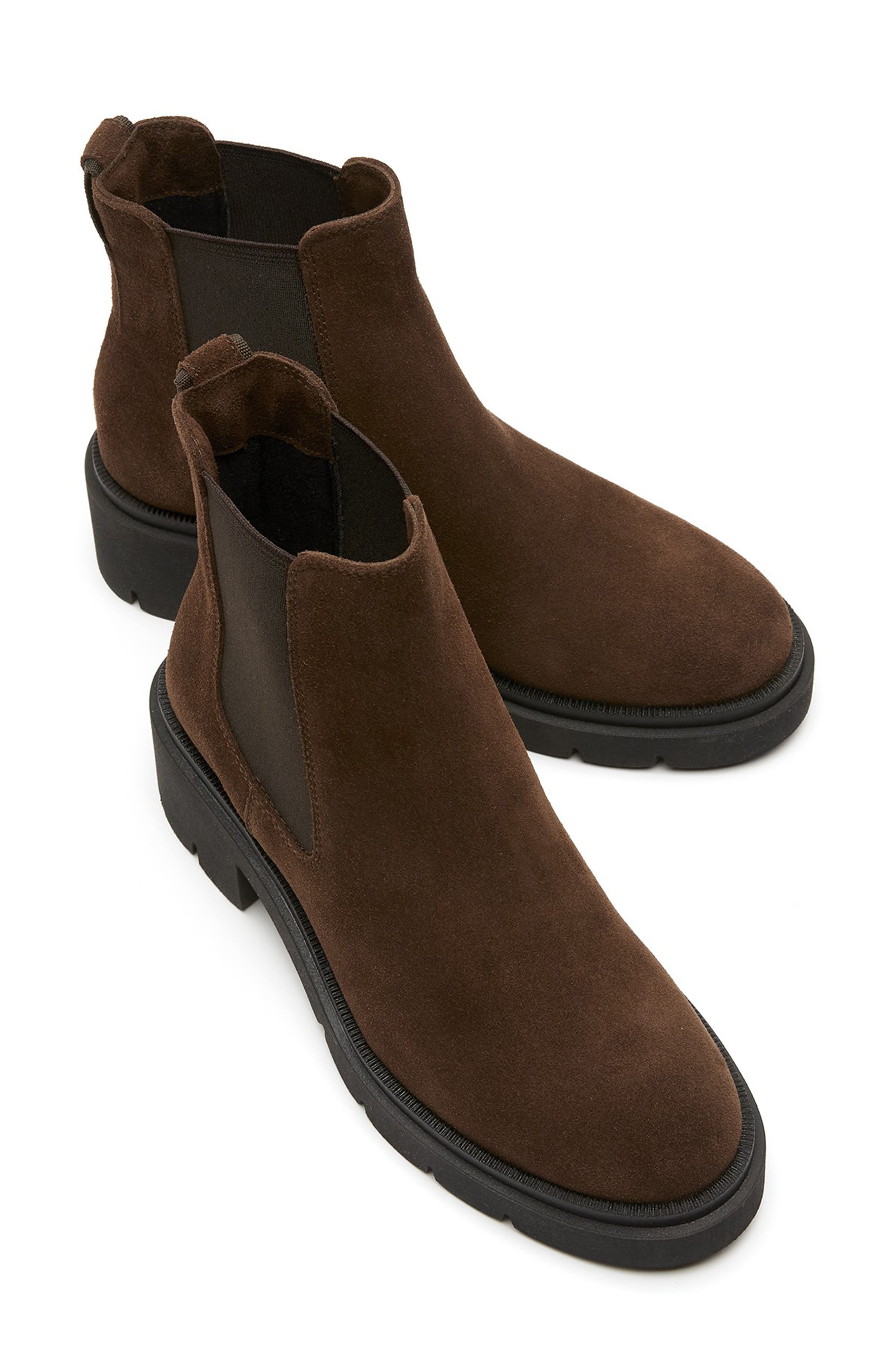 La Canadienne Waren City Dry<sup>™</sup> Waterproof Chelsea Boot, Alternate, color, Brunette Suede