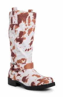 Wrecked Western Knee High Boot