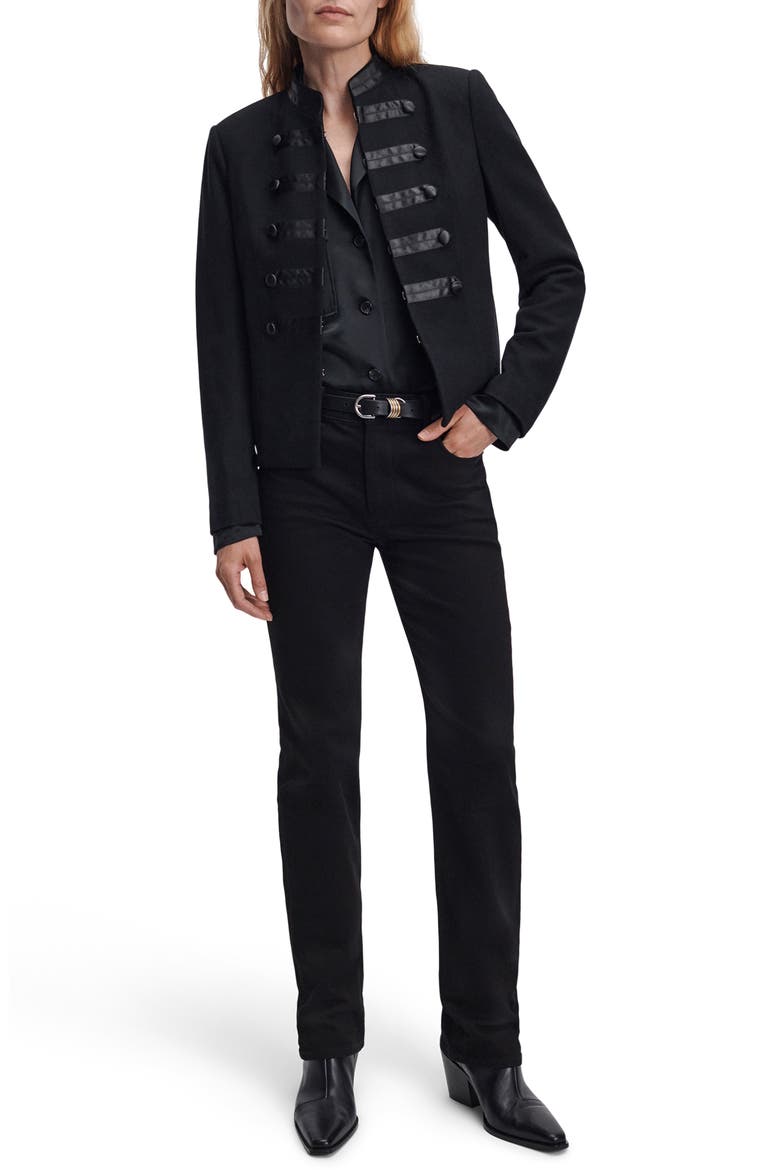 Mercer Regalia Wool Blazer, Alternate, color, BLACK