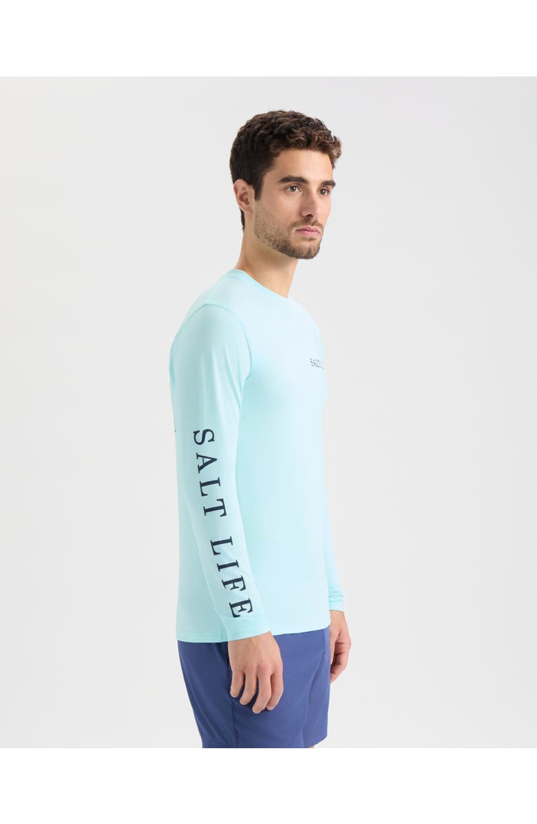 Salt Life Lavish Canopy Long Sleeve Performance Tee, Alternate, color, Lt Aruba Heather