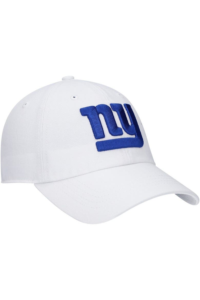 Women's '47 White New York Giants Miata Clean Up Logo Adjustable Hat, Alternate, color, White