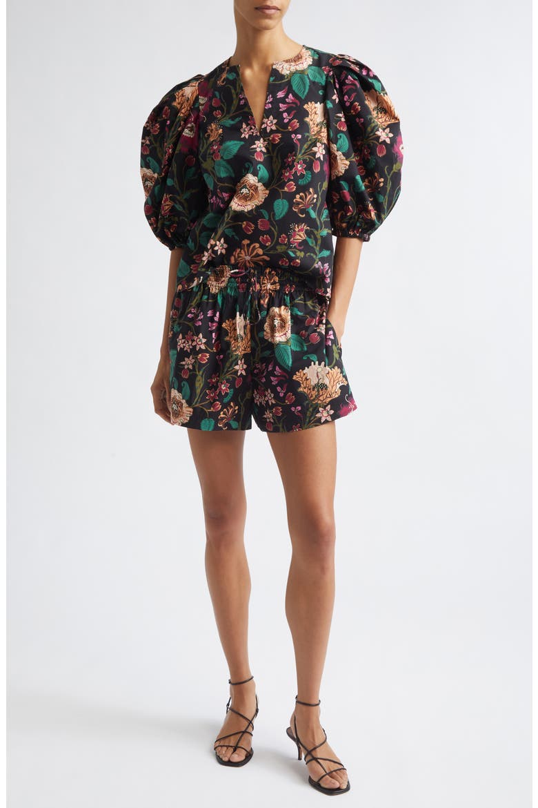 Florielle Cotton Top, Alternate, color, DAHLIA