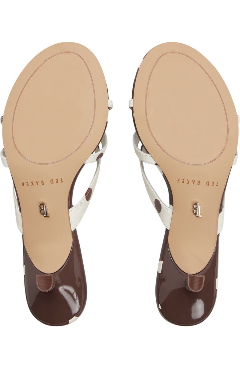 Ted Baker London Iris Sandal, Alternate, color, Ivory Primary - Multi
