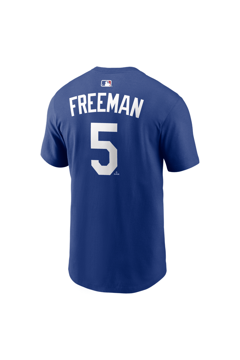 Men's Nike Freddie Freeman Royal Los Angeles Dodgers Alternate Name & Number T-Shirt, Alternate, color, Royal