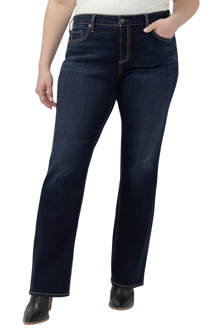 Suki Mid Rise Slim Bootcut Jeans, Main, color, NOEL