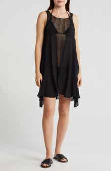 Elan Sleeveless Knit Cover-Up Dress
