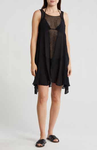 Elan Sleeveless Knit Cover-Up Dress
