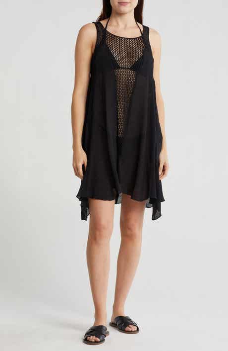 Elan Sleeveless Knit Cover-Up Dress