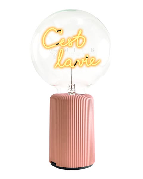 Cest Lavie Portable Table Lamp