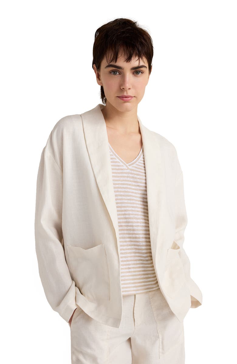 Haven Well Within Heavyweight Linen Blazer, Main, color, Ivory