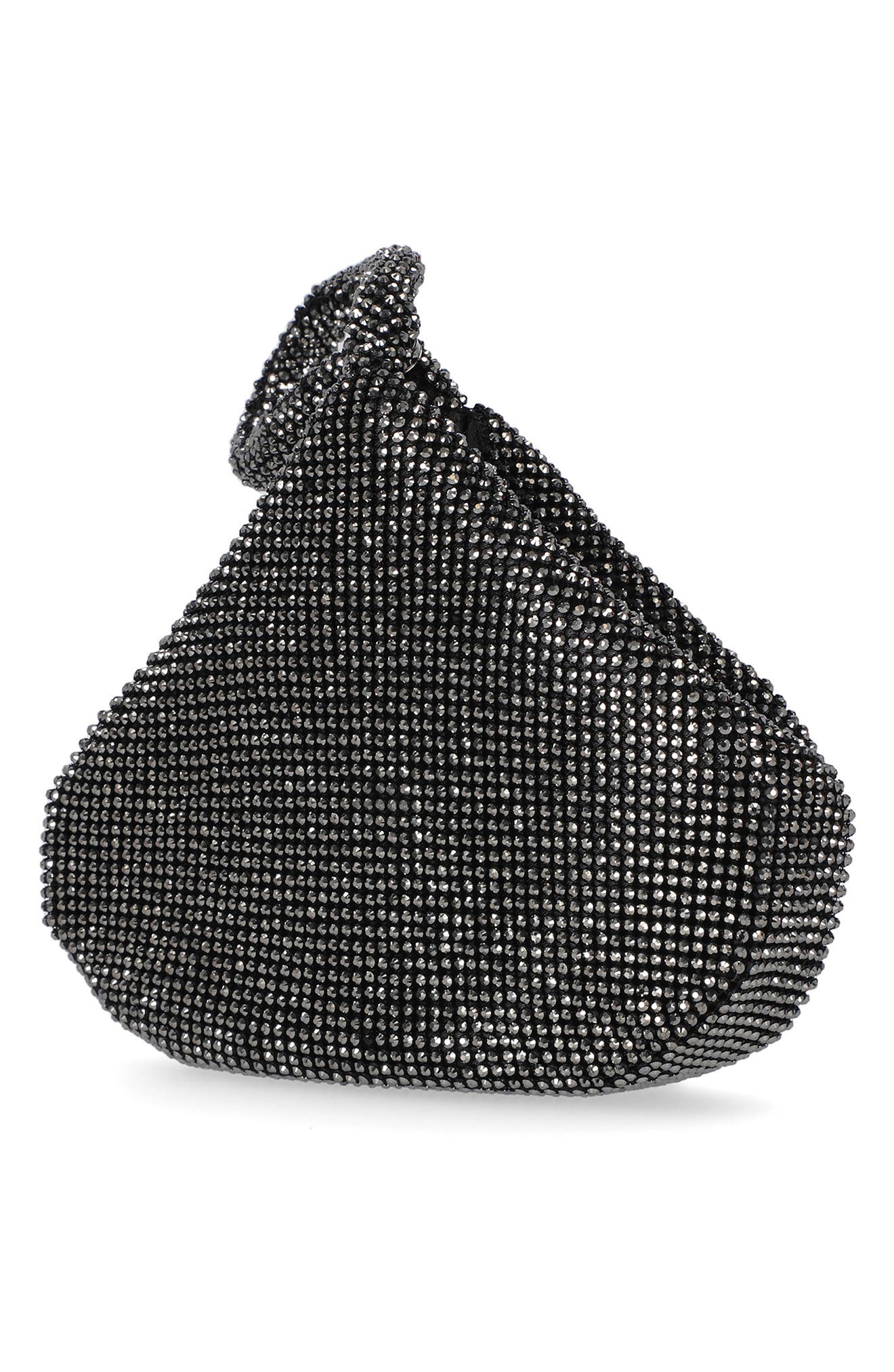 Jessica McClintock Staci Embellished Coin Purse, Alternate, color, Gunmetal