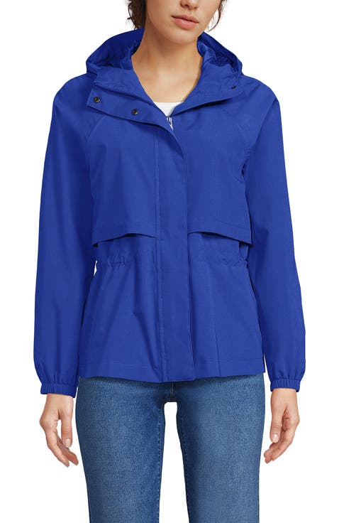 売れ筋商品|||ランズエンド カットソー トップス レディース Women's Rain Jacket Classic navy Women's Custom Logo Outrigger Mesh Lined Jacket | Lands' End
