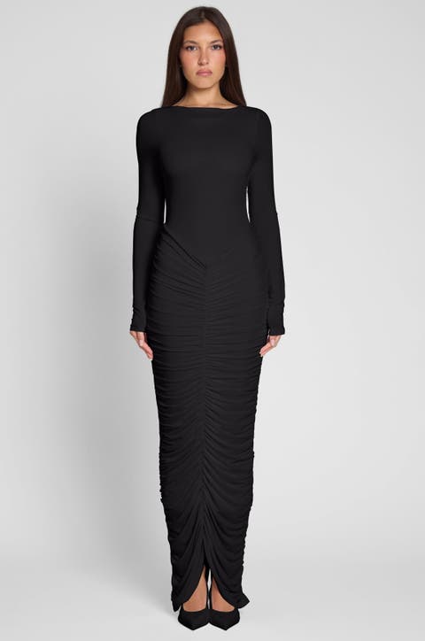 Rhea Ruche Maxi Dress