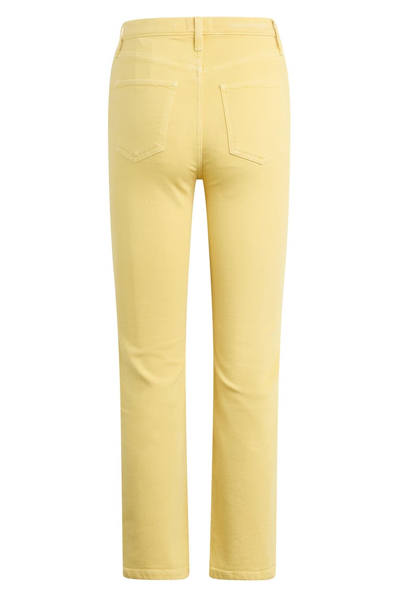 The Valentina Super High Waist Straight Leg Jeans, Alternate, color, GOLDEN