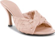 Bottega Veneta Blink Intrecciato Lambskin Leather Sandal