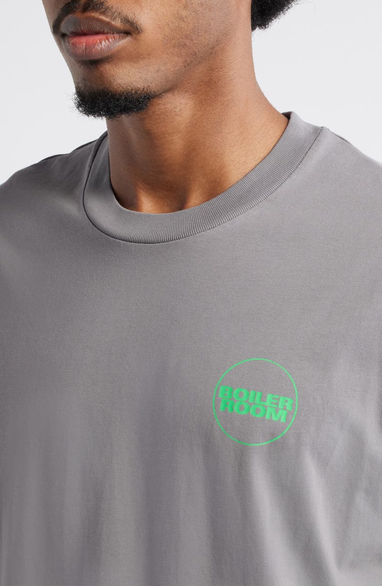 BOILER ROOM Core Logo Graphic T-Shirt, Alternate, color, Magnet