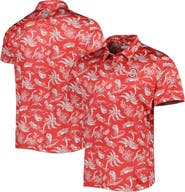 Columbia Men's Columbia Scarlet Ohio State Buckeyes Super Terminal Tackle Omni-Shade Polo