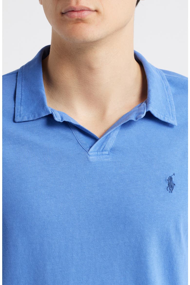 Johnny Collar Cotton Polo, Alternate, color, MODERN ROYAL
