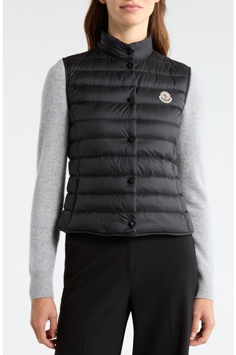 Liane Down Puffer Vest, Main, color, BLACK