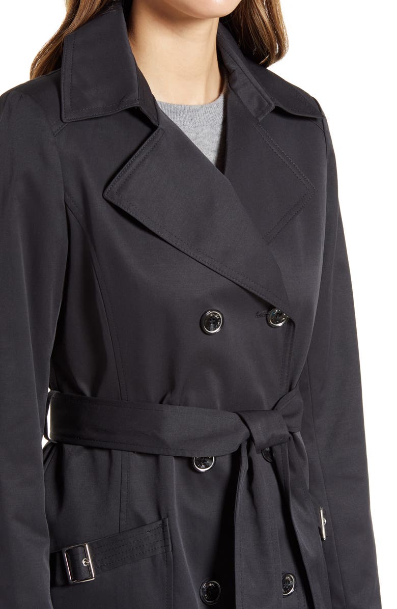 Via Spiga Water Resistant Belted Trench Coat, Alternate, color,