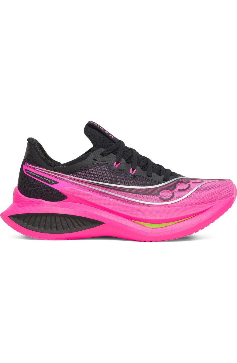 Saucony Endorphin Pro 5 Racing Shoe, Alternate, color, Black/ Shock