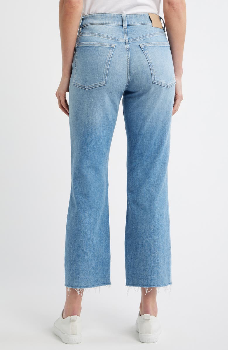 BOSS Orange Kick Flare Crop Jeans, Alternate, color, Light Blue