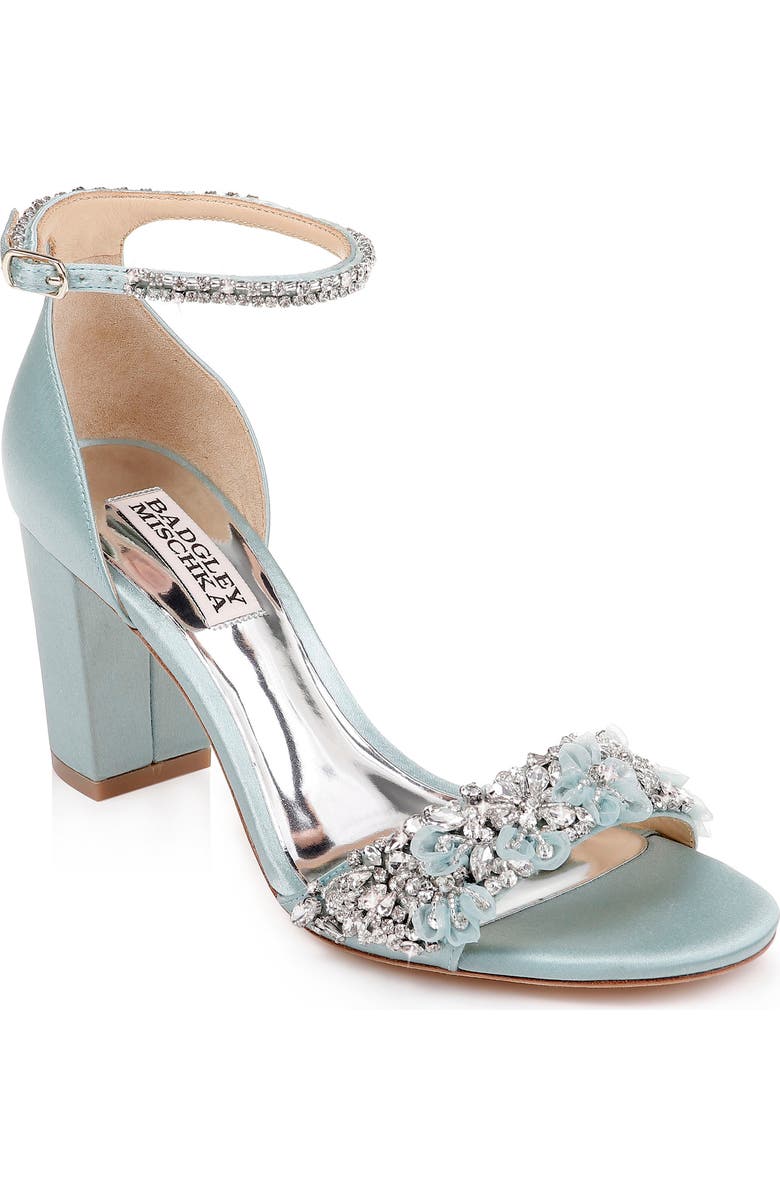 Badgley Mischka Collection Finesse Ankle Strap Sandal, Main, color,