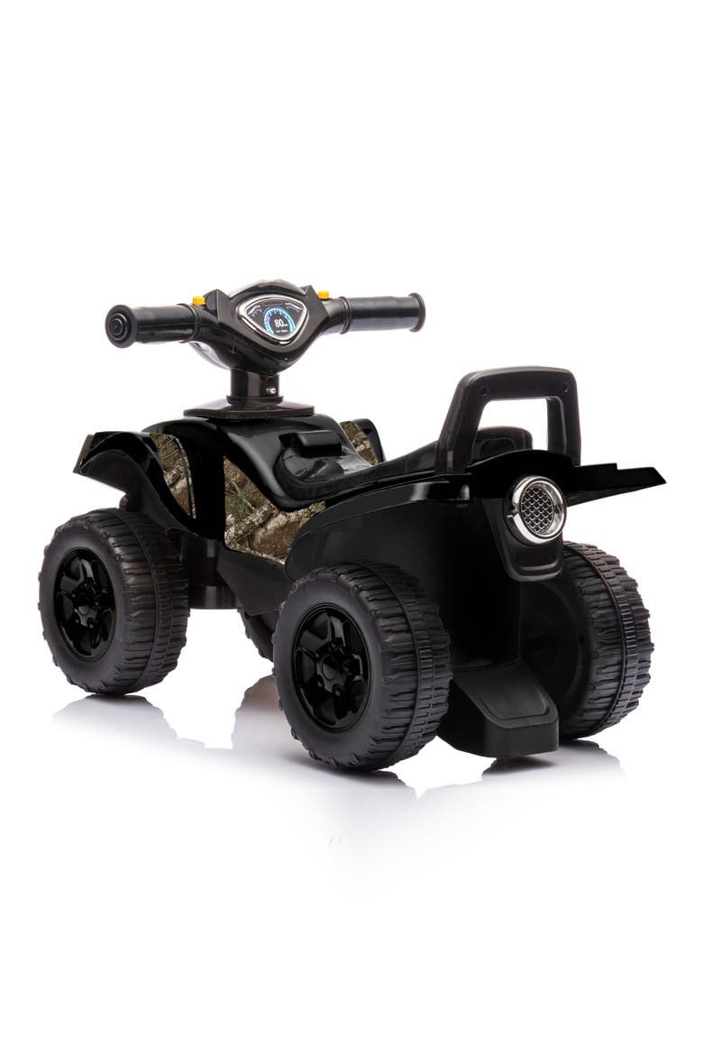 Realtree Quad Push Car, Alternate, color, BLACK