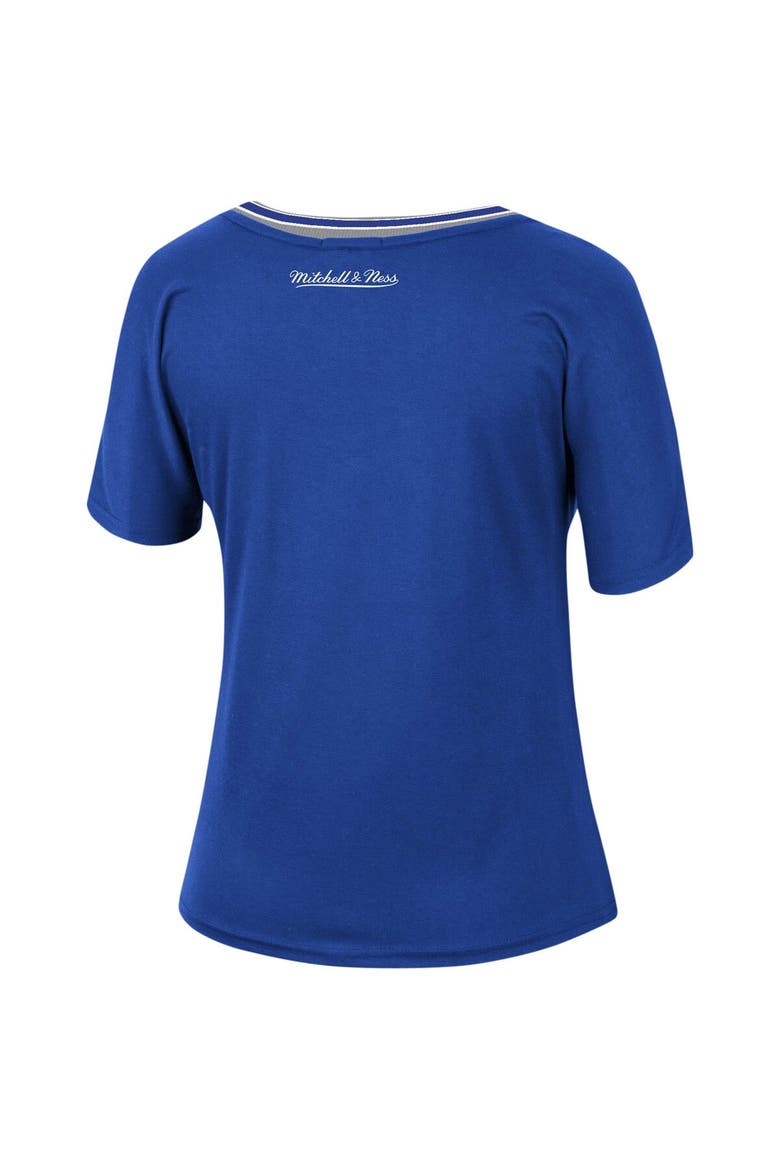Slouphy Mitchell & Ness Women's Mitchell & Ness Royal Chicago Cubs Slouchy T ...