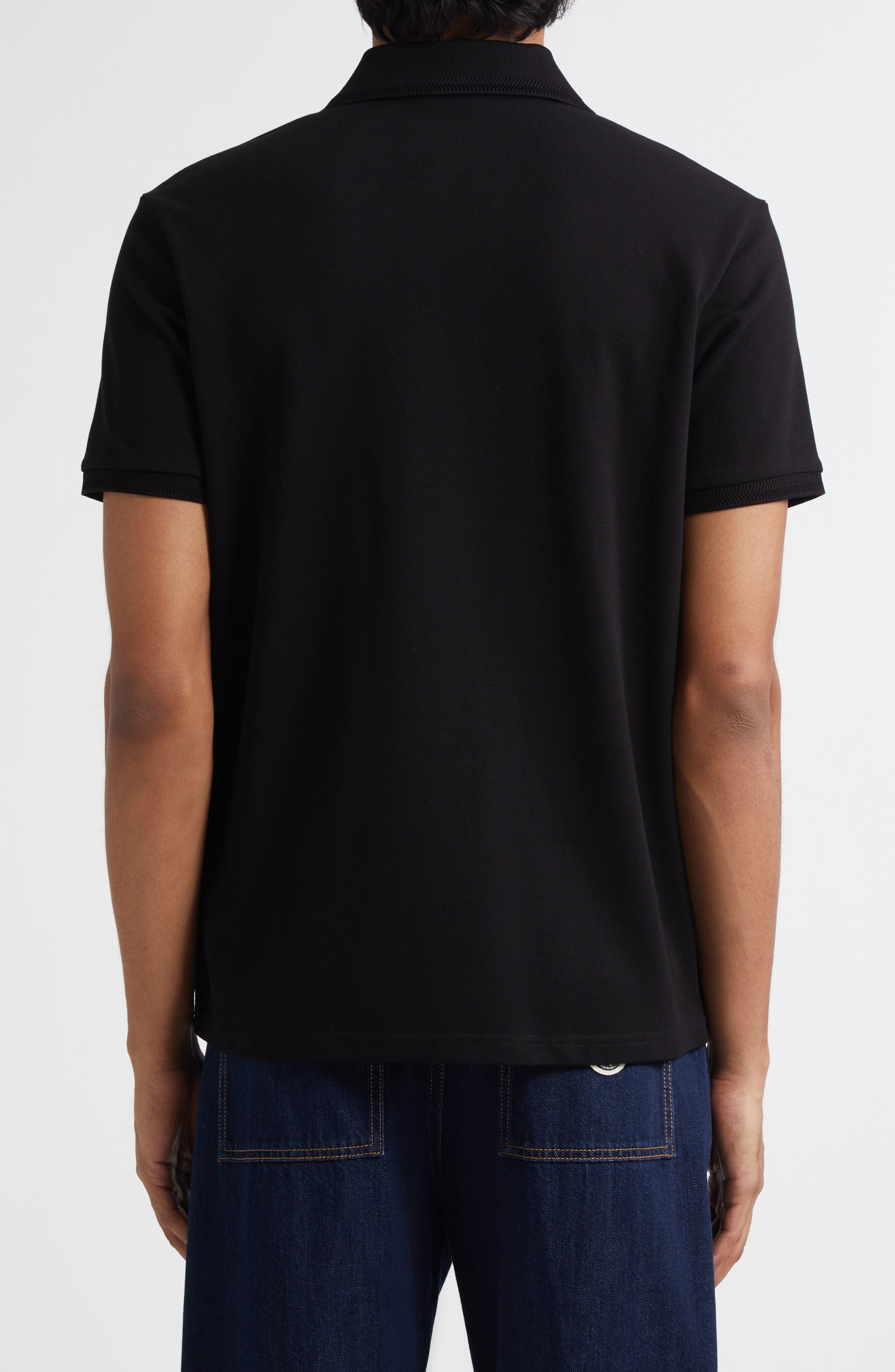 Logo Patch Cotton Pique Polo - image 2