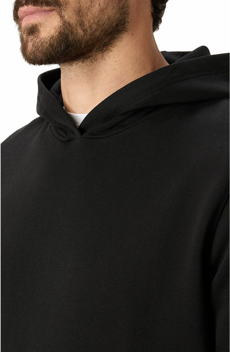 Pact Organic Cotton Cloud Brushed Fleece Pullover Hoodie, Alternate, color, Black