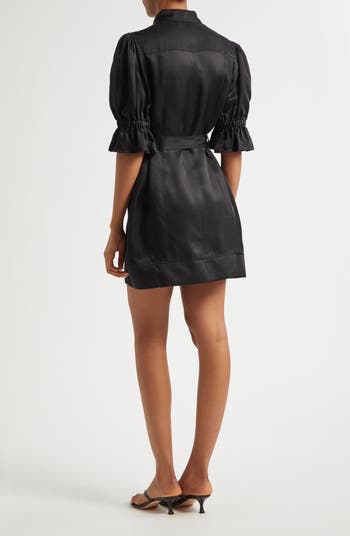 Holly Puff Sleeve Wrap Dress Holly Puff Sleeve Wrap Dress