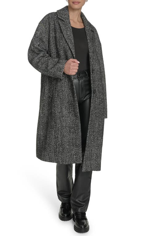 Levi's Longline Coat In Gray