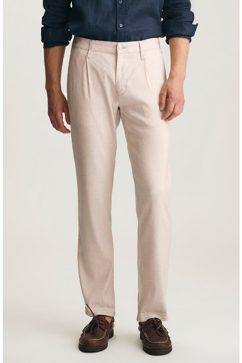 Will Pleated Linen Blend Pants, Main, color, CREAM LINEN