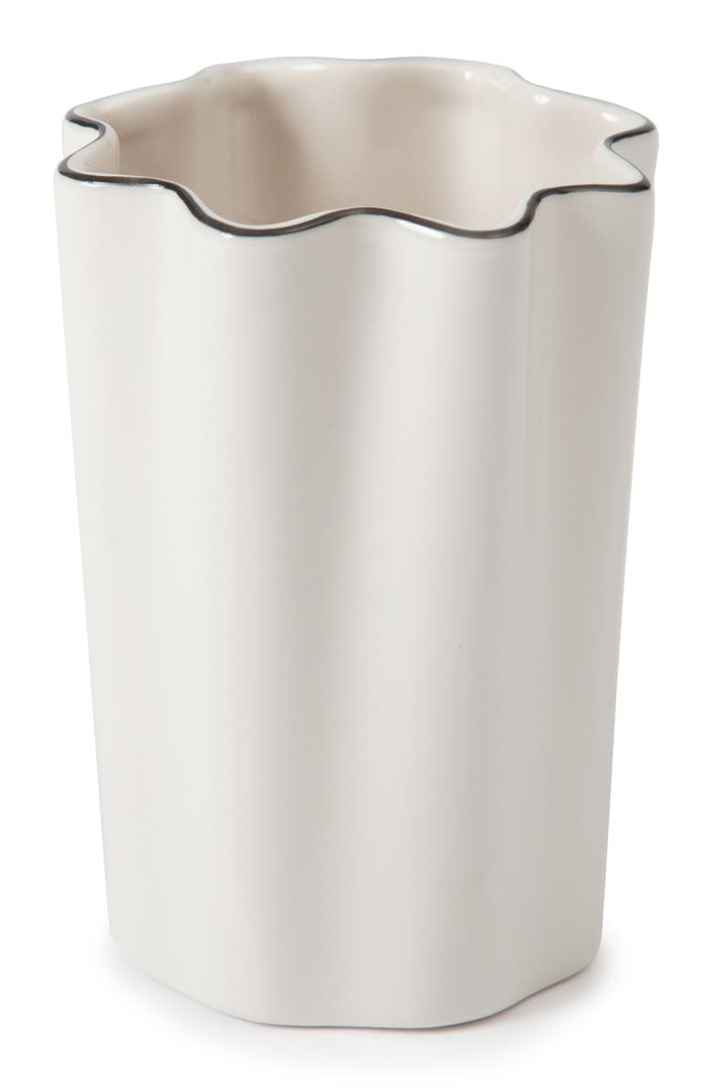 Kassatex Le Marais Tumbler, Main, color, White/ Black