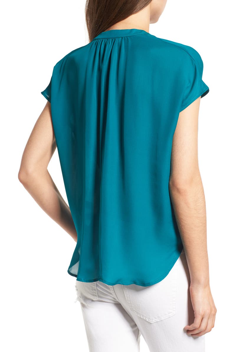 Amour Vert Renata Silk Blouse, Alternate, color, 