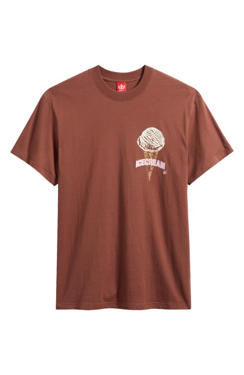 Icecream Out Of This World Graphic T-shirt In Brown