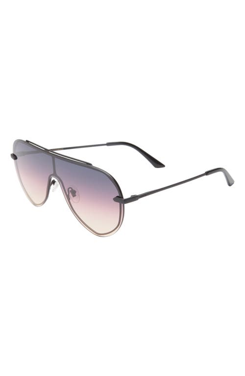 Diff Imani 139mm Gradient Shield Sunglasses In Twilight Gradient