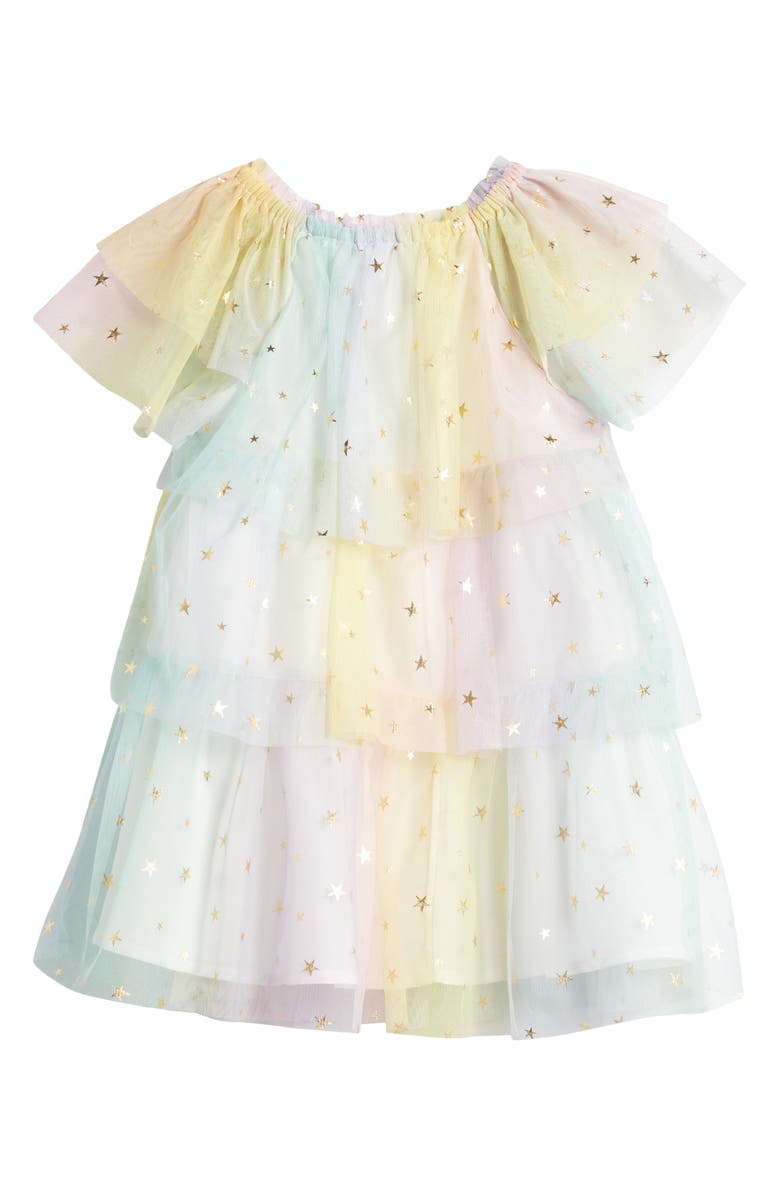 Mini Boden Kids' Tiered Tulle Dress, Alternate, color, 