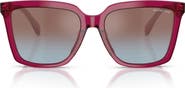 Michael Kors Menaggio 55mm Gradient Square Sunglasses
