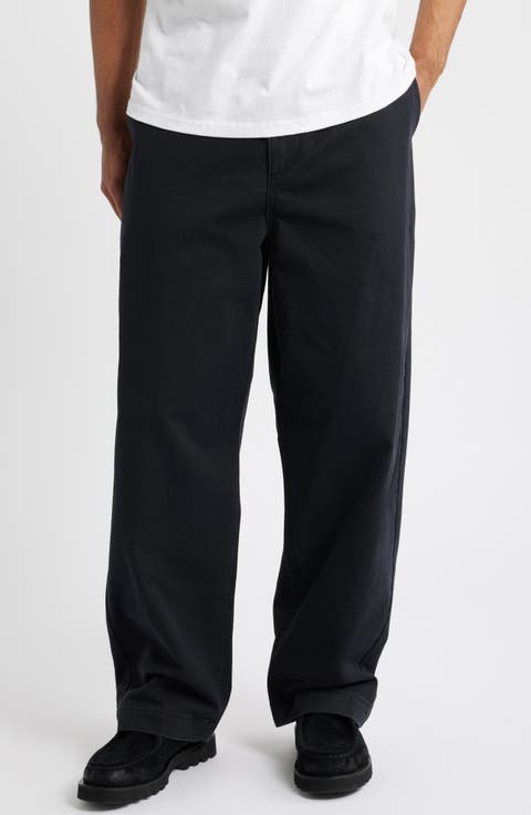 Commons Flat Front Cotton Twill Chinos