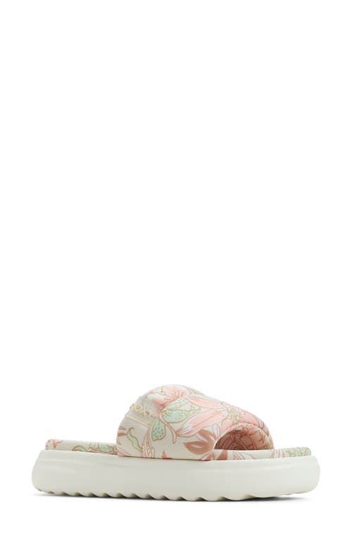 Roxy Gelato Lux Slide Sandal In Other Pink