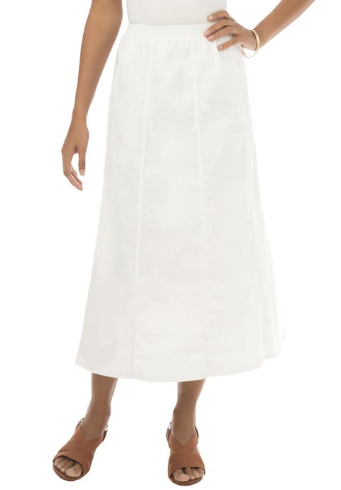 Stretch Denim Jegging Skirt