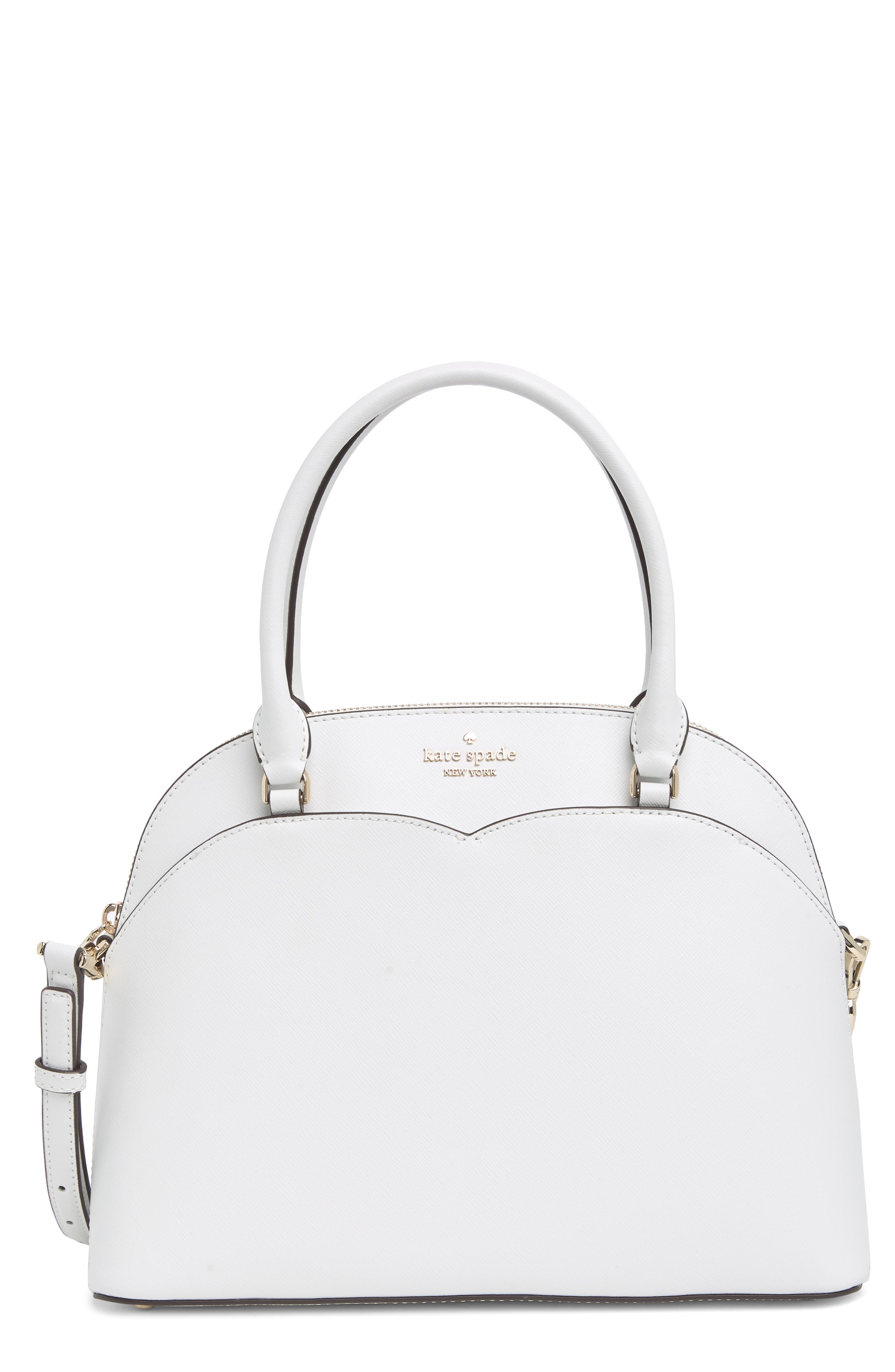 Kate Spade New York payton dome leather satchel, Main, color, 