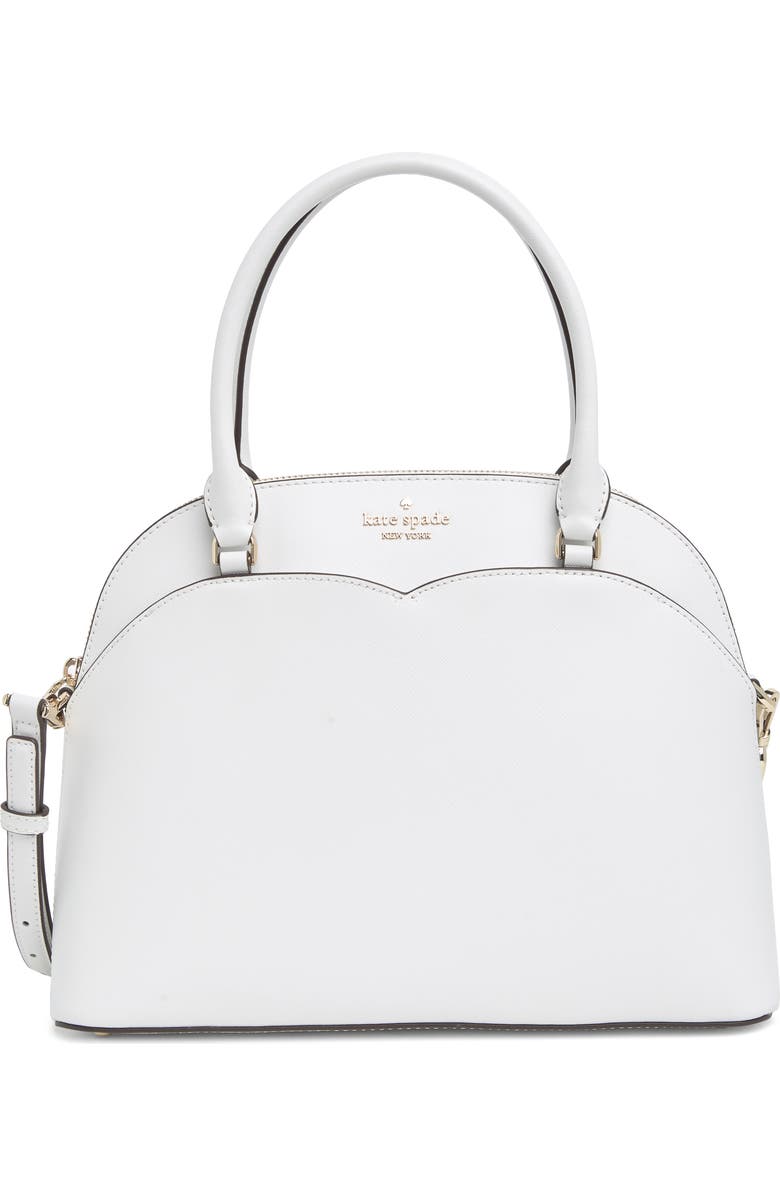 Kate Spade New York payton dome leather satchel, Main, color,