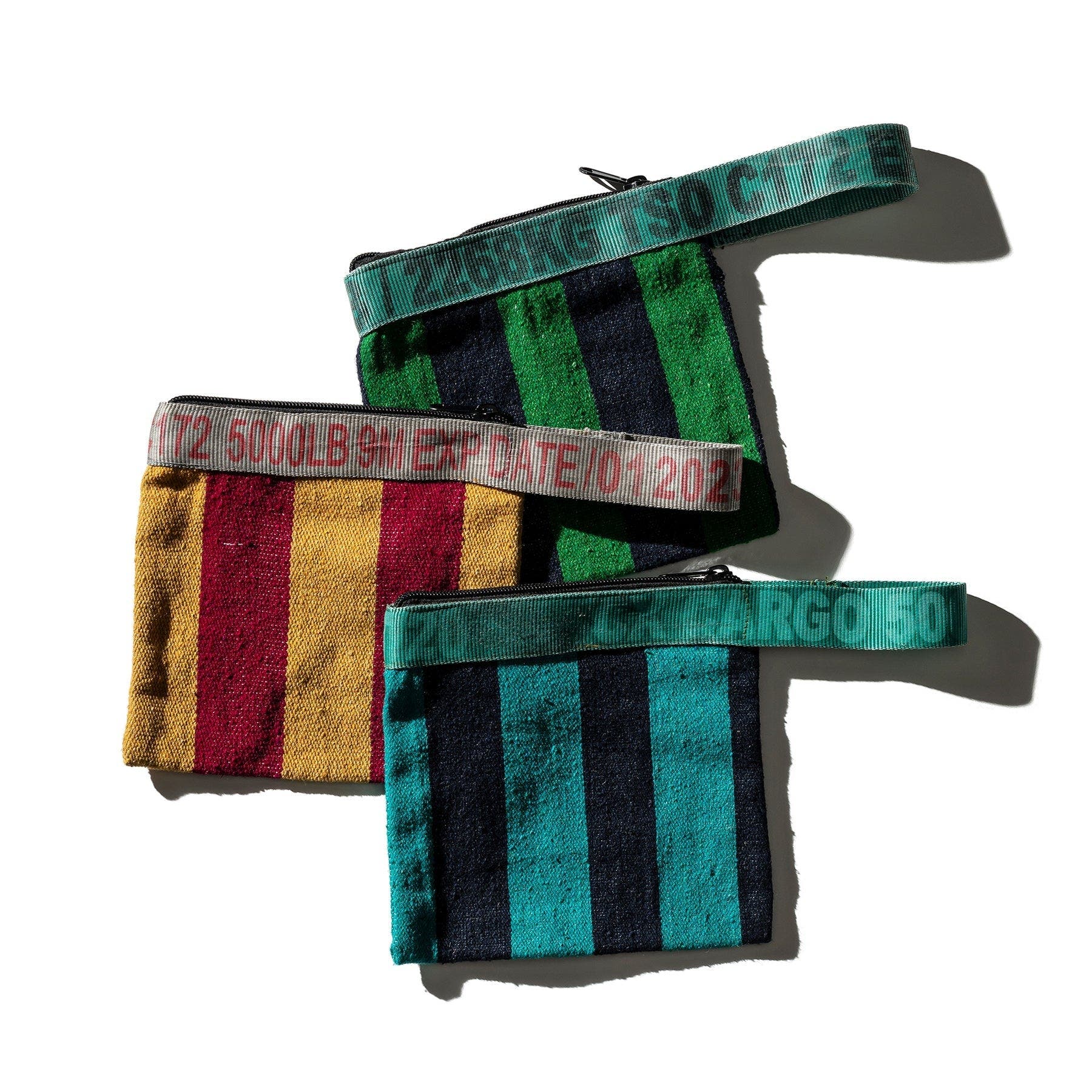 PUEBCO Rug Pouch, Alternate, color, Turquoise X Navy Blue