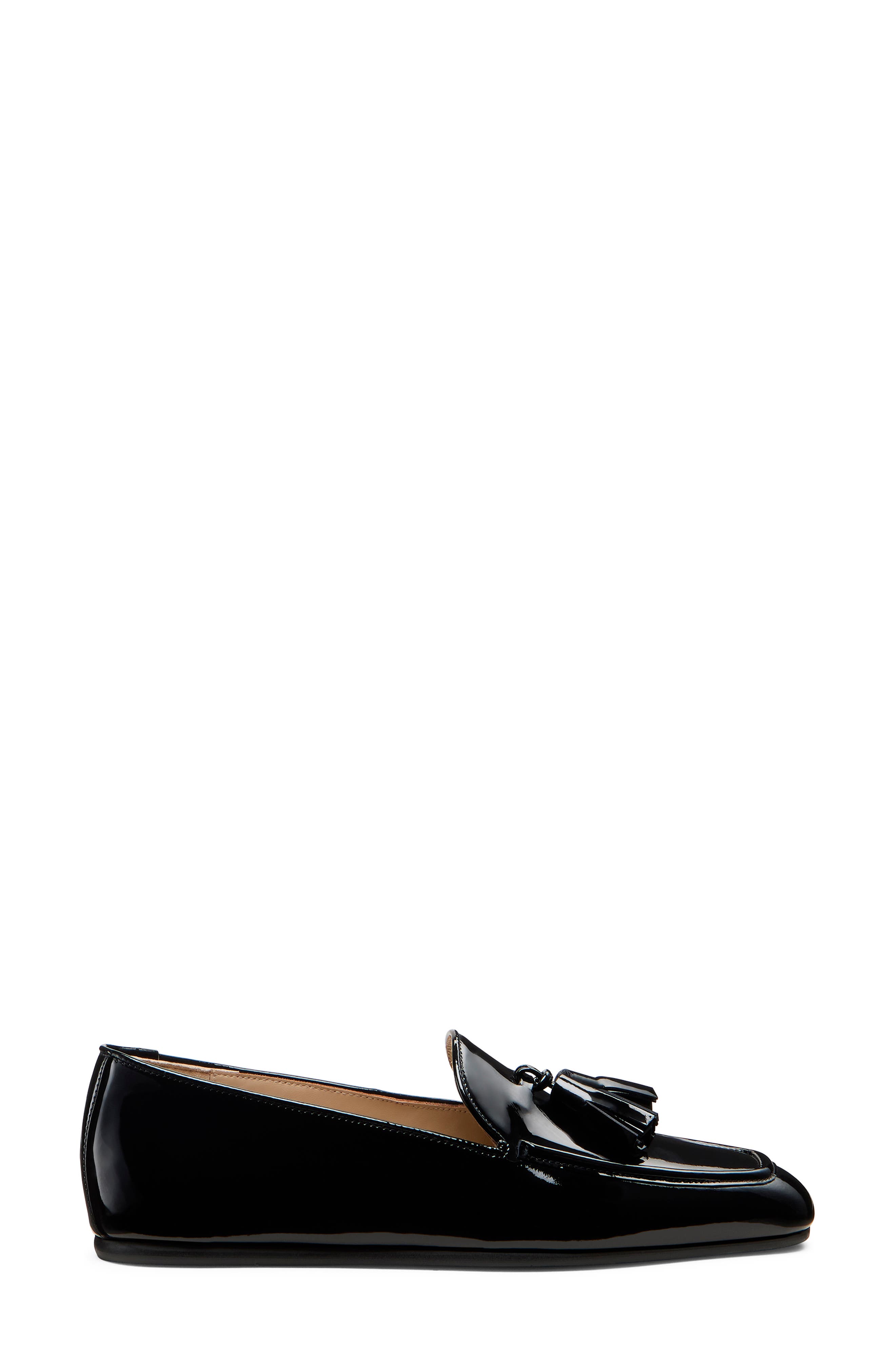 Stuart Weitzman Tassel Loafer, Alternate, color, Black