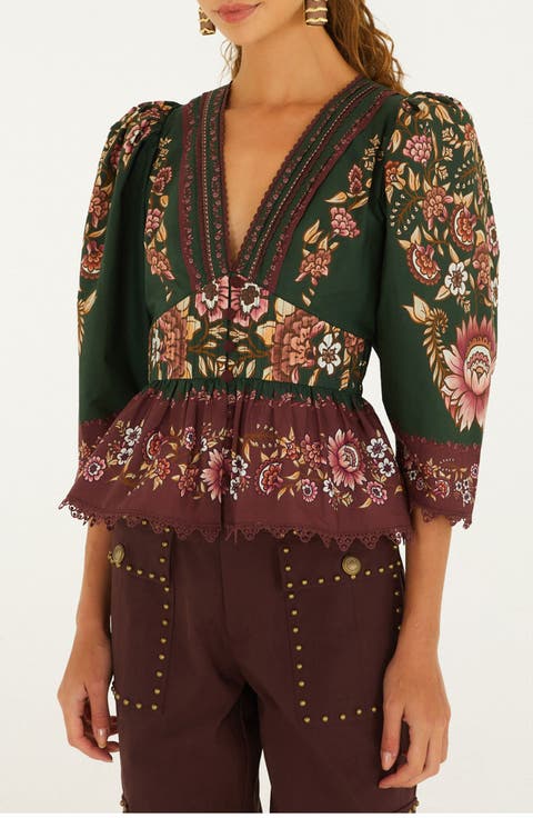 Daniela Floral Cotton Top